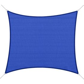 Outsunny 16' x 20' Sun Shade Sail Canopy Outdoor Shade Sail Cloth for Patio Deck Yard with D-Rings and Rope Included, Blue